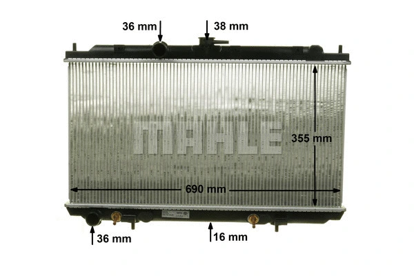 Radiator, engine cooling