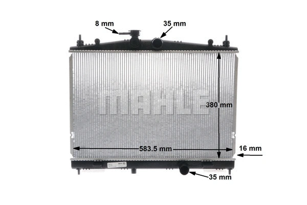 Radiator, engine cooling