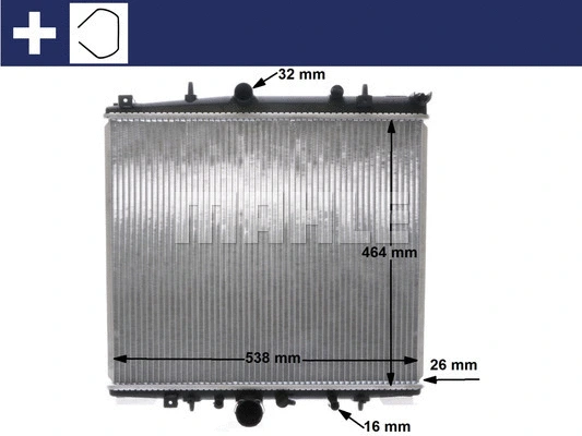 Radiator, engine cooling