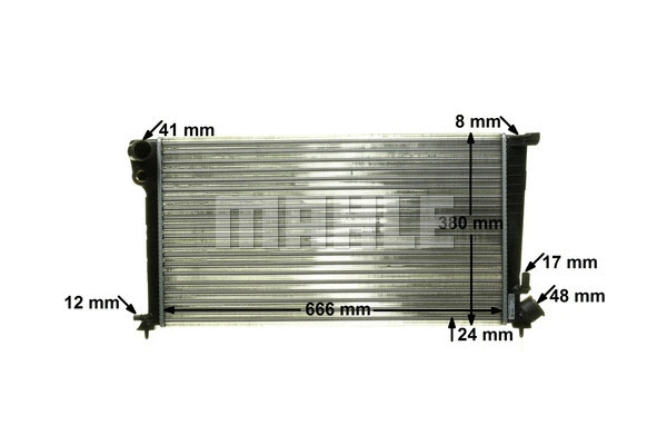 Radiator, engine cooling