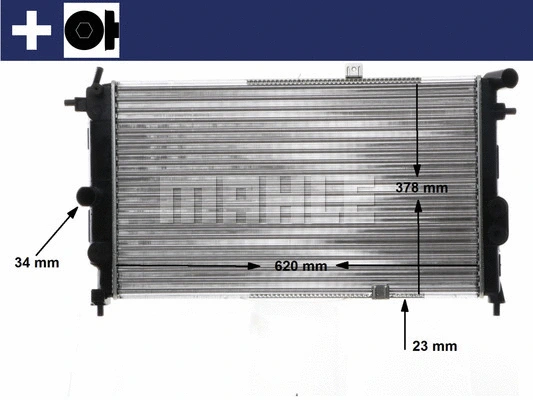 Radiator, engine cooling