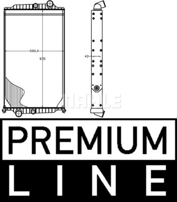 Radiator, engine cooling