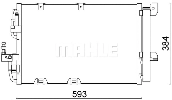 Condenser, air conditioning (AC 337 000S)