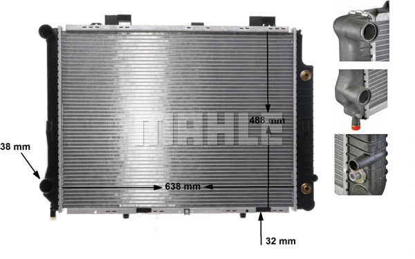 Radiator, engine cooling