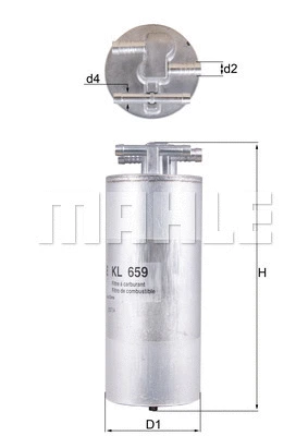 Fuel Filter (KL 659)