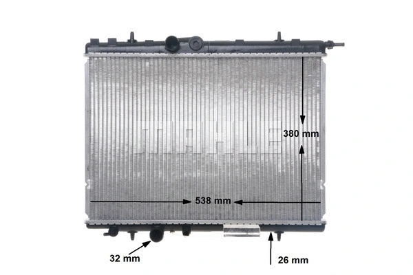 Radiator, engine cooling
