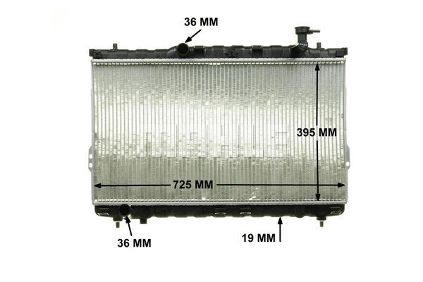 Radiator, engine cooling