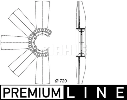Fan Wheel, engine cooling