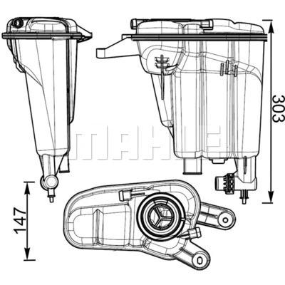 Expansion Tank, coolant