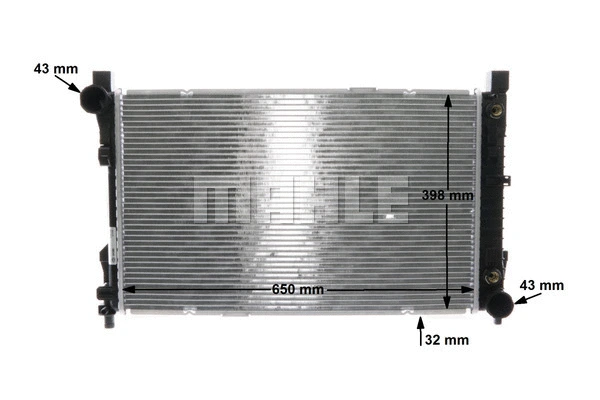 Radiator, engine cooling