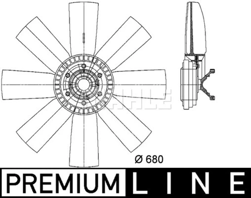 Fan, engine cooling