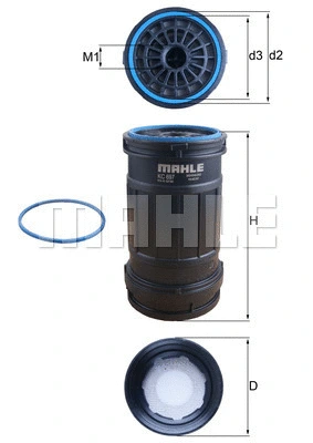 Fuel Filter (KC 697D)