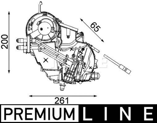 Evaporator, air conditioning