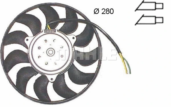 Fan, engine cooling (CFF 372 000S)