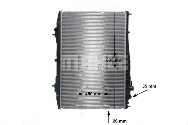 Radiator, engine cooling