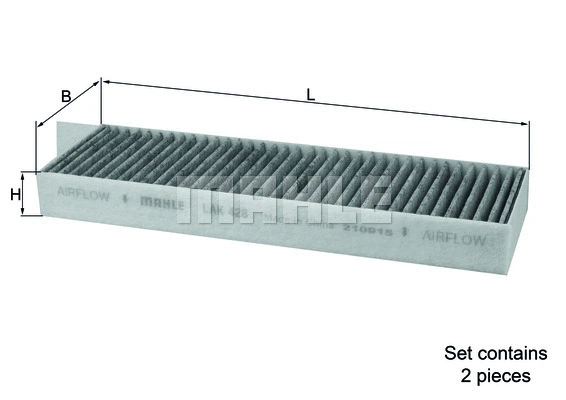 Filter, cabin air (LAK 428/S)