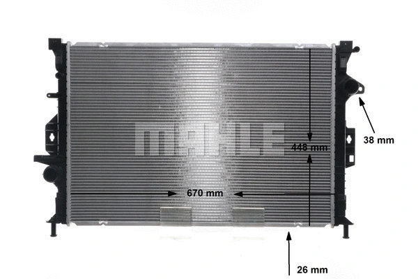 Radiator, engine cooling