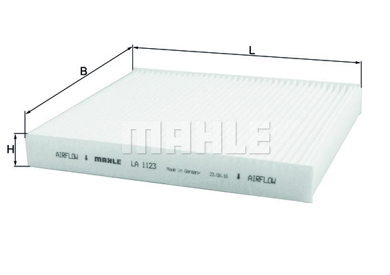 Filter, cabin air (LA 1123)