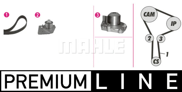 Water Pump & Timing Belt Kit