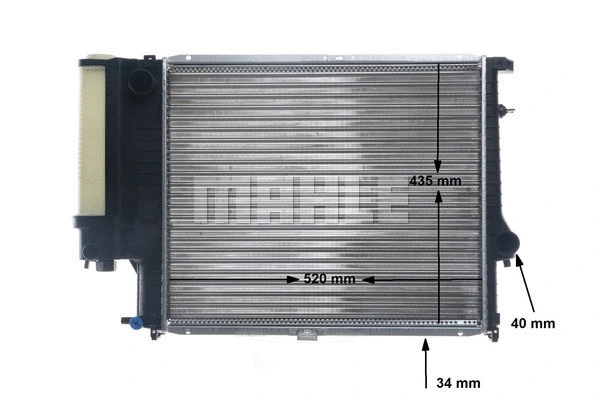Radiator, engine cooling