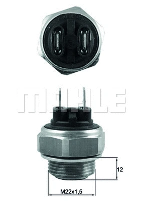 Temperature Switch, radiator fan (TSW 63)