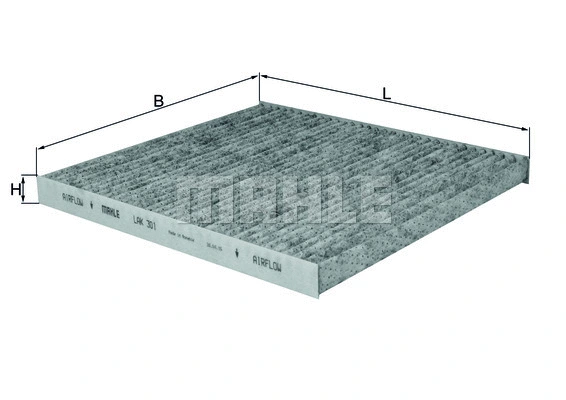 Filter, cabin air (LAK 301)