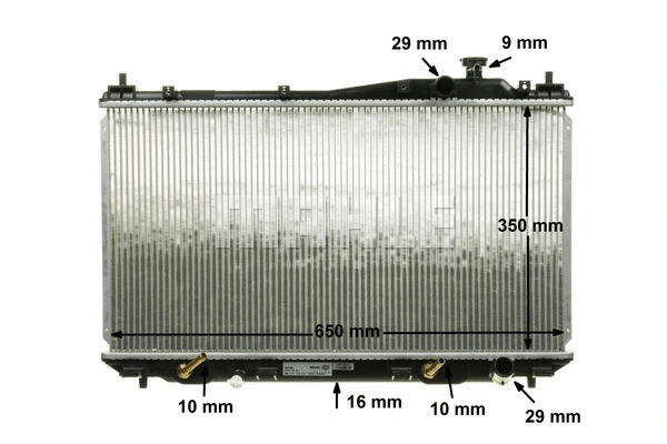 Radiator, engine cooling
