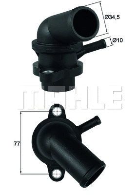 Thermostat, coolant