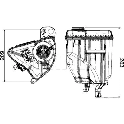 Expansion Tank, coolant