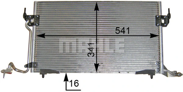 Condenser, air conditioning (AC 182 000P)