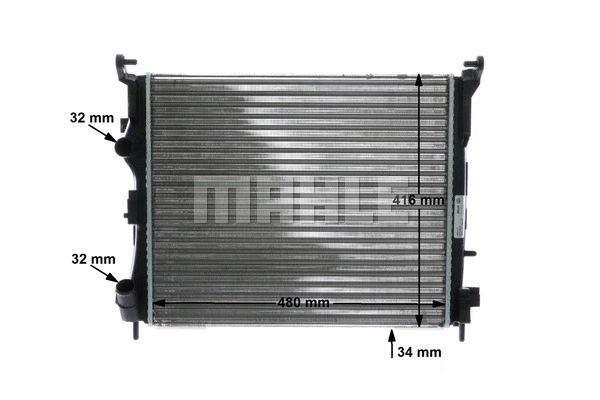 Radiator, engine cooling