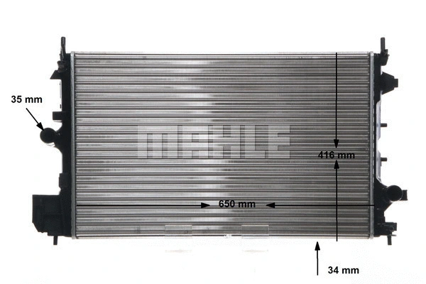 Radiator, engine cooling