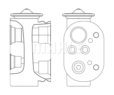 Expansion Valve, air conditioning (AVE 4 000S)