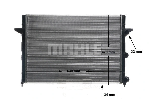 Radiator, engine cooling