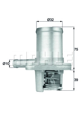 Thermostat, coolant (TI 40 89)