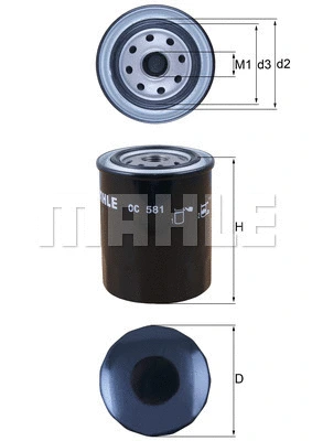 Oil Filter (OC 581)