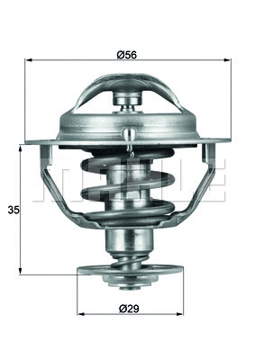 Thermostat, coolant (TX 73 82D)