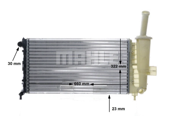 Radiator, engine cooling