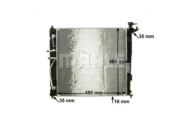 Radiator, engine cooling