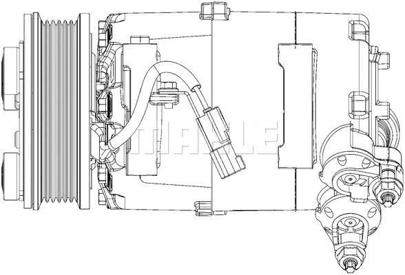 Compressor, air conditioning