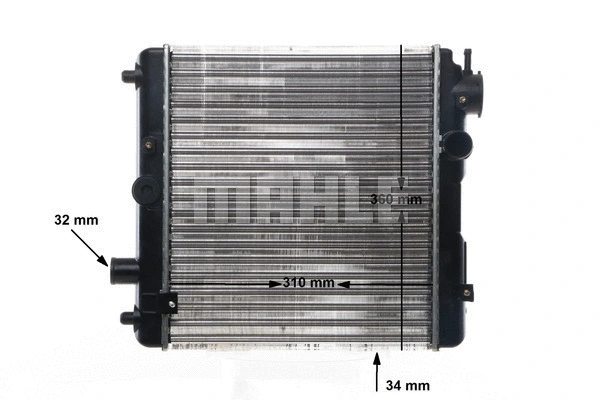 Radiator, engine cooling