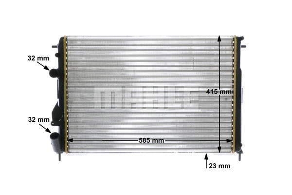 Radiator, engine cooling