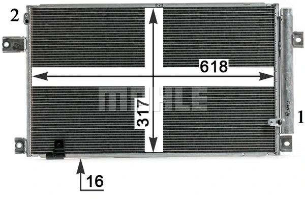 Condenser, air conditioning