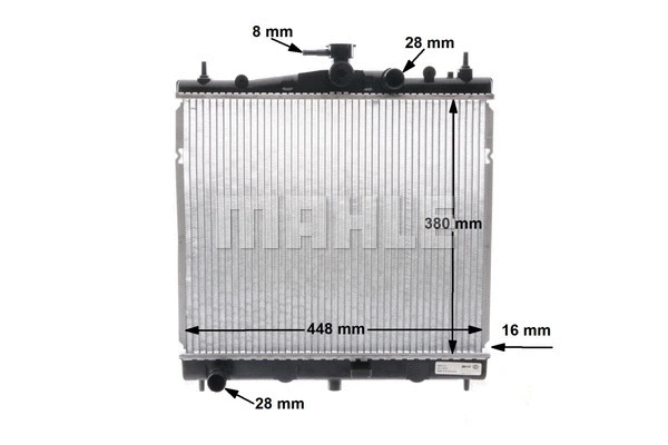 Radiator, engine cooling