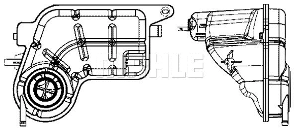 Expansion Tank, coolant (CRT 81 001S)