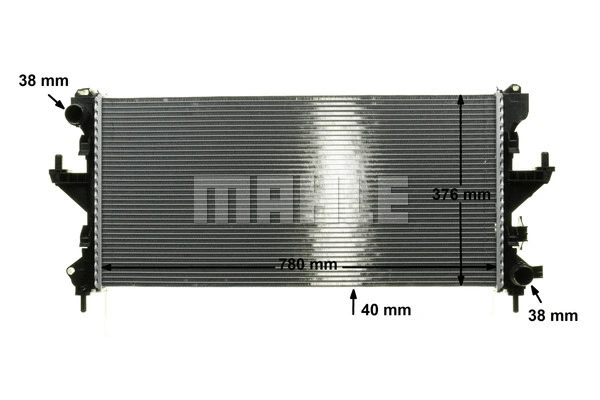 Radiator, engine cooling