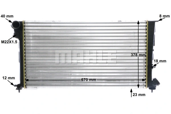 Radiator, engine cooling