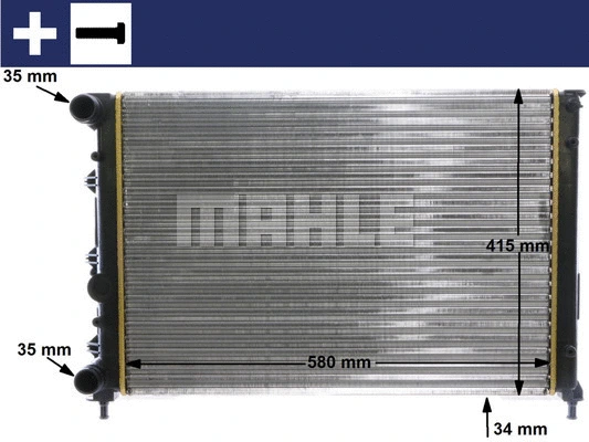 Radiator, engine cooling