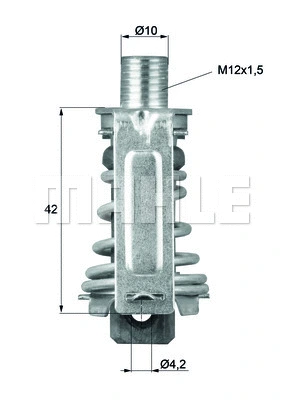 Thermostat, coolant (TX 99 70)