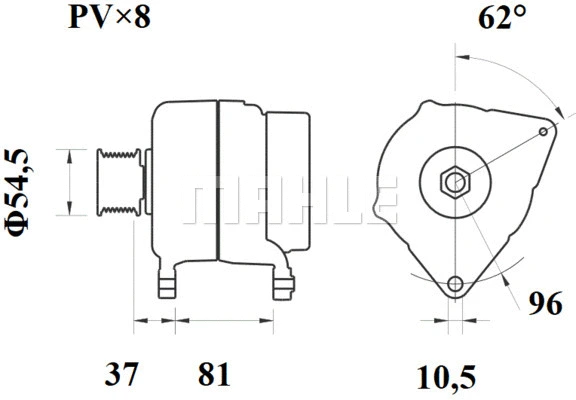 Alternator (MG 812)